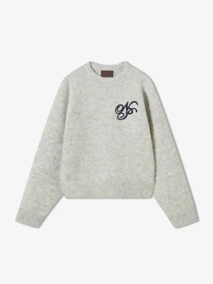 MELANGE BOXY KNIT SWEATER