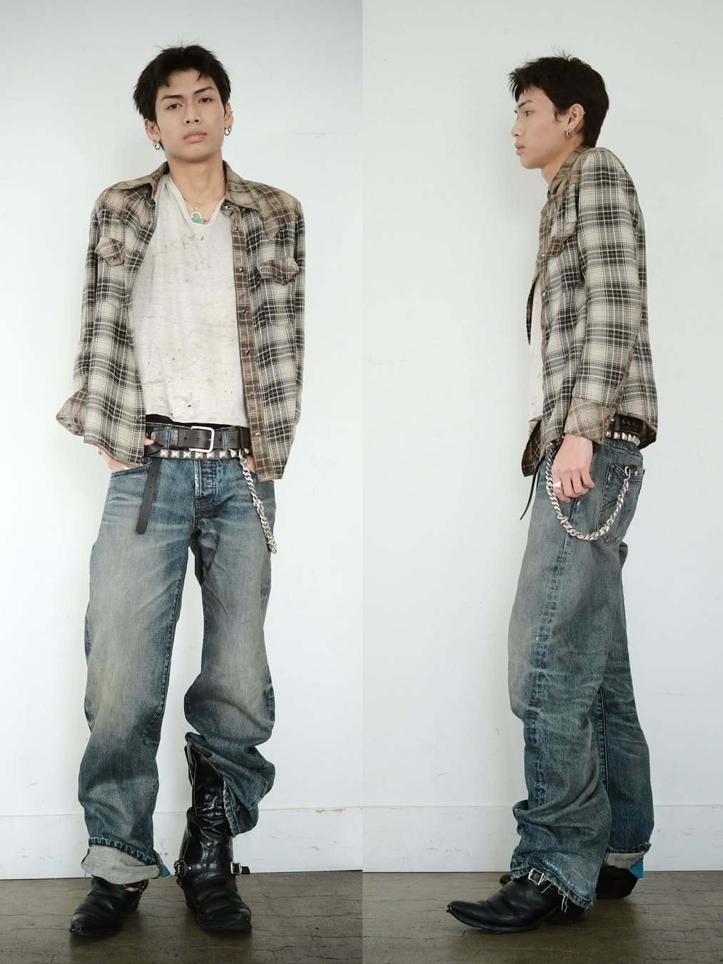 LOW RISE “SLATE” DENIM