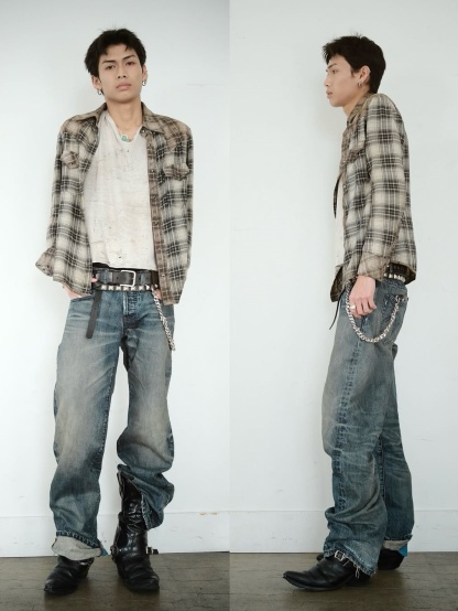 LOW RISE “SLATE” DENIM