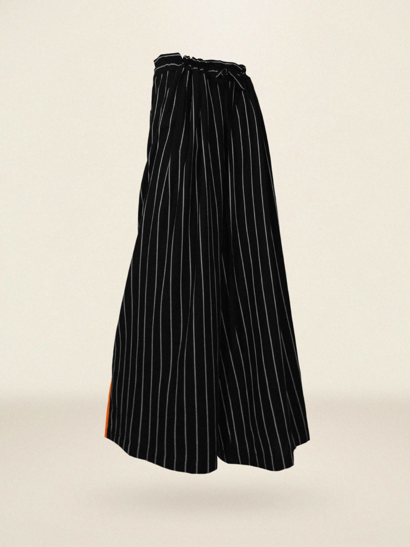 COLOR-BLOCK PLEATED TROUSERS