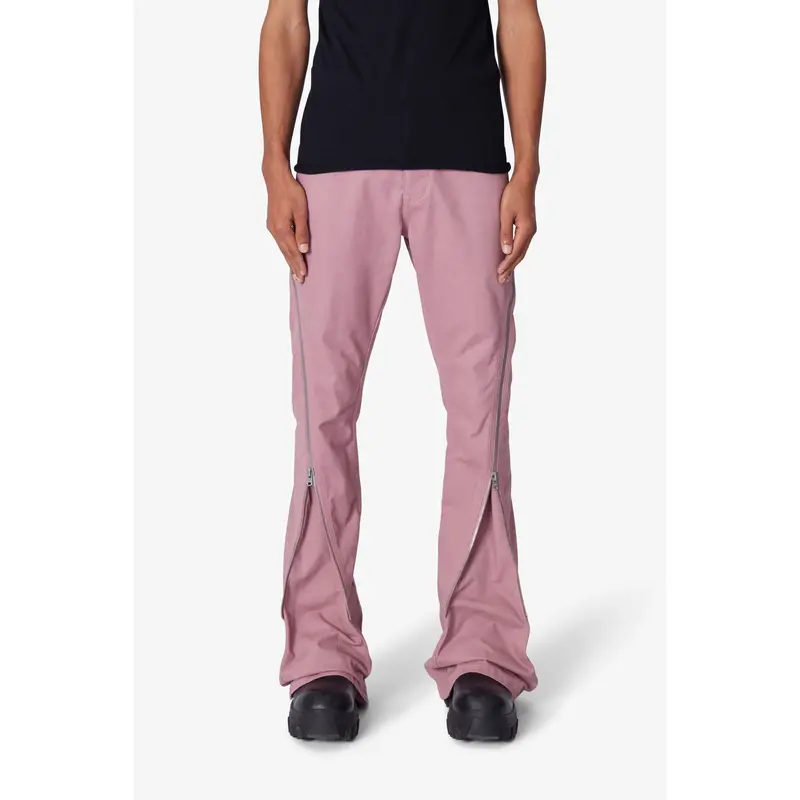 Zipper Flare Denim Jeans