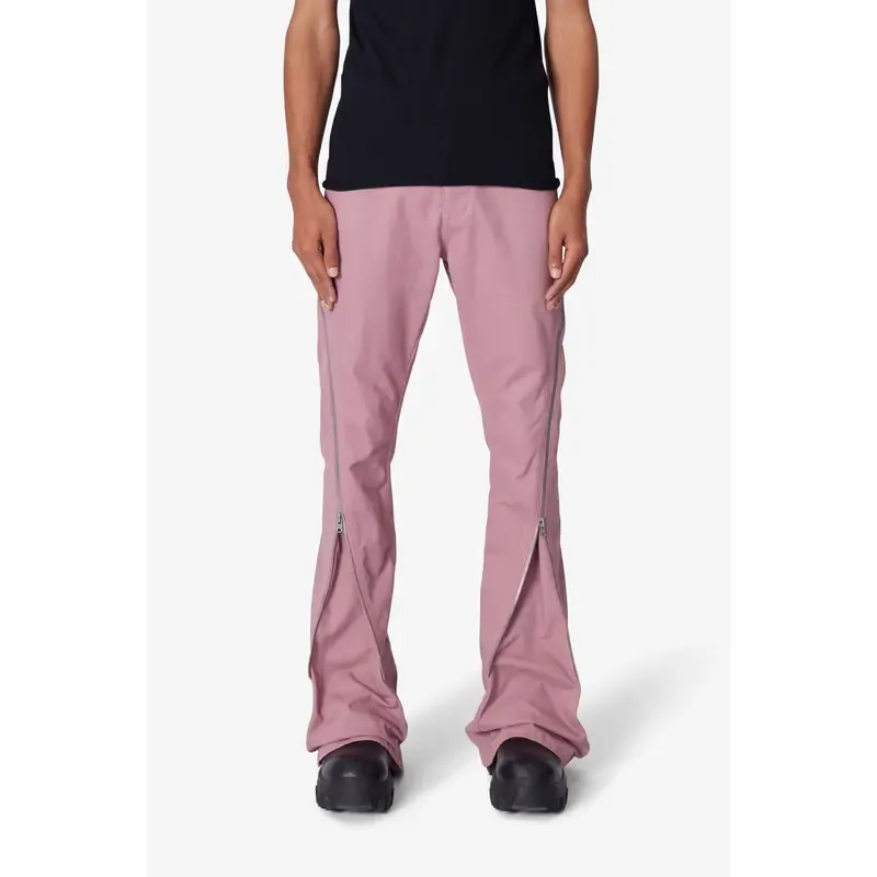 Zipper Flare Denim Jeans