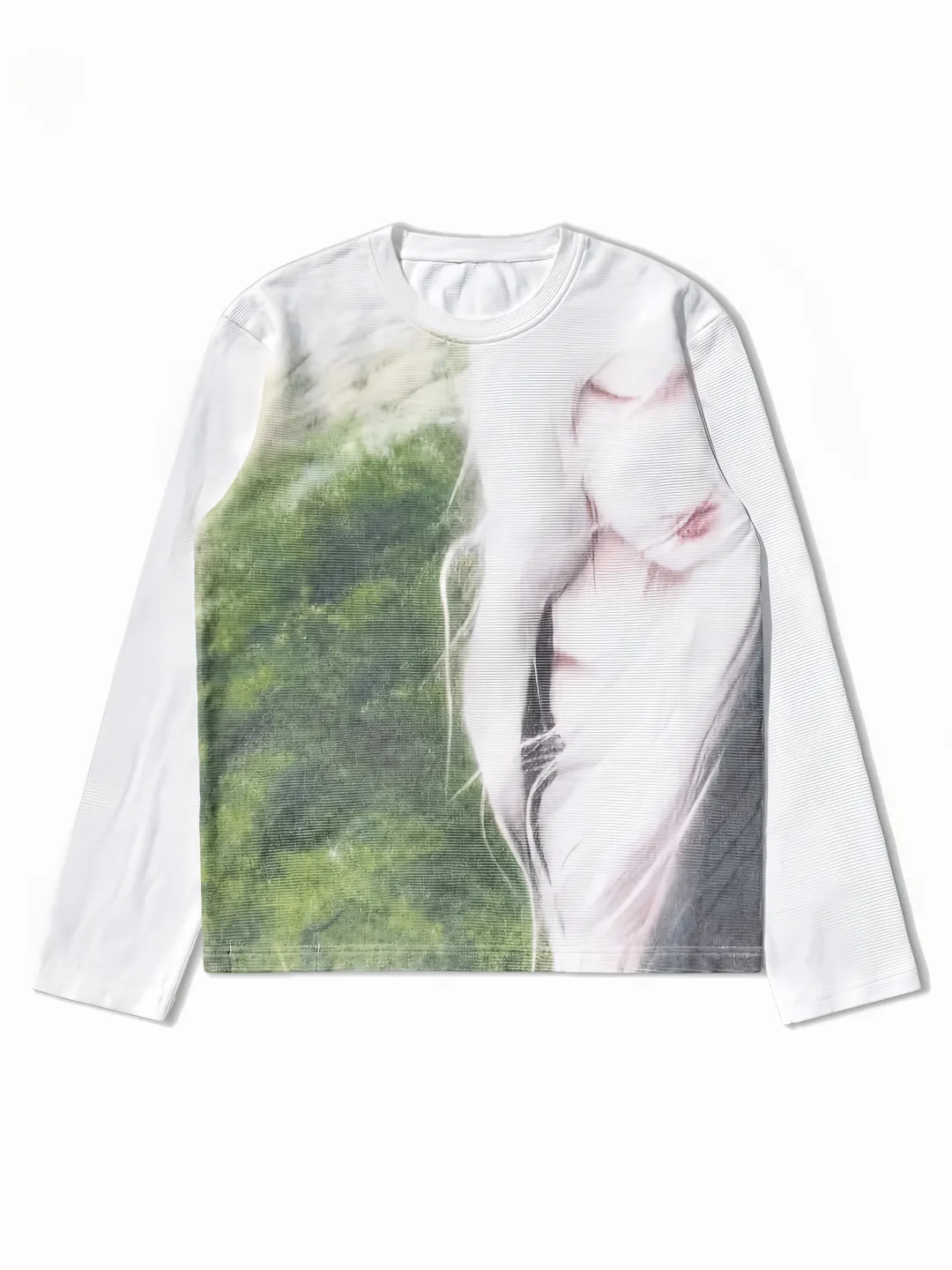 WAFFLE PHOTO PRINT LONGSLEEVE