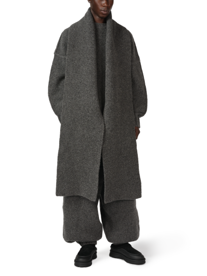 WOOL KNIT DUVET SCARF