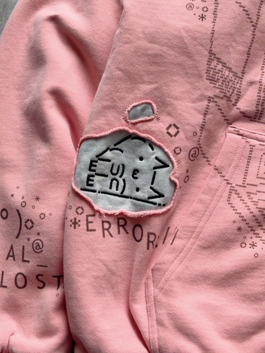 ''Error'' Pink Hoodie