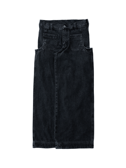 BLOCK POCKET DENIM