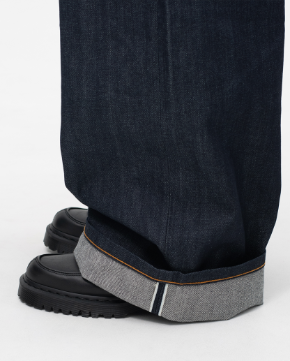 MENES Okayama Raw Selvedge Baggy Jeans - Indigo