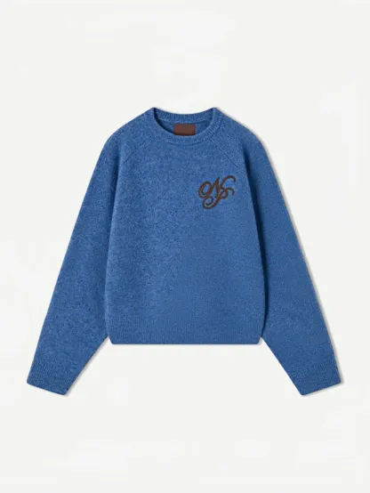MELANGE BOXY KNIT SWEATER
