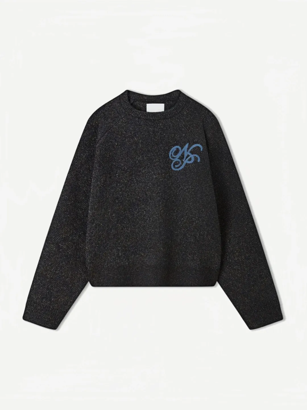 MELANGE BOXY KNIT SWEATER