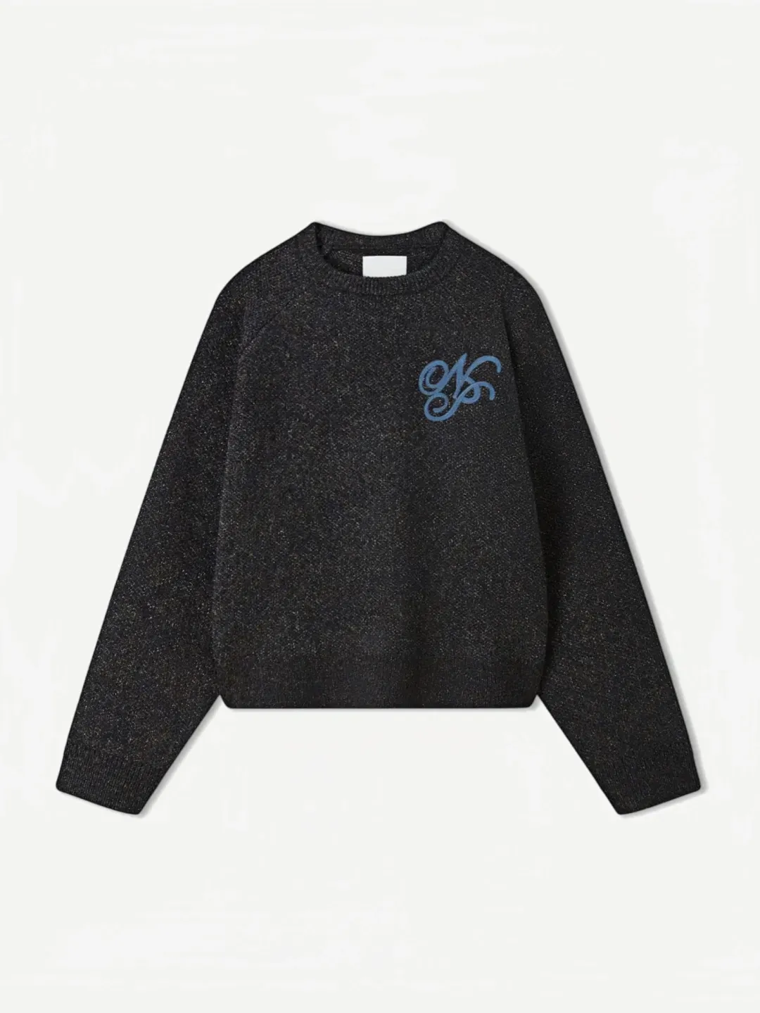MELANGE BOXY KNIT SWEATER