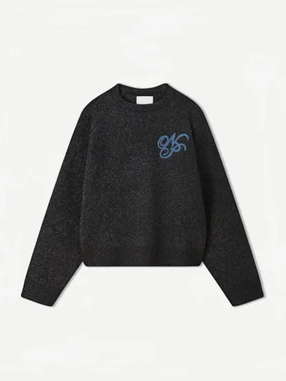 MELANGE BOXY KNIT SWEATER