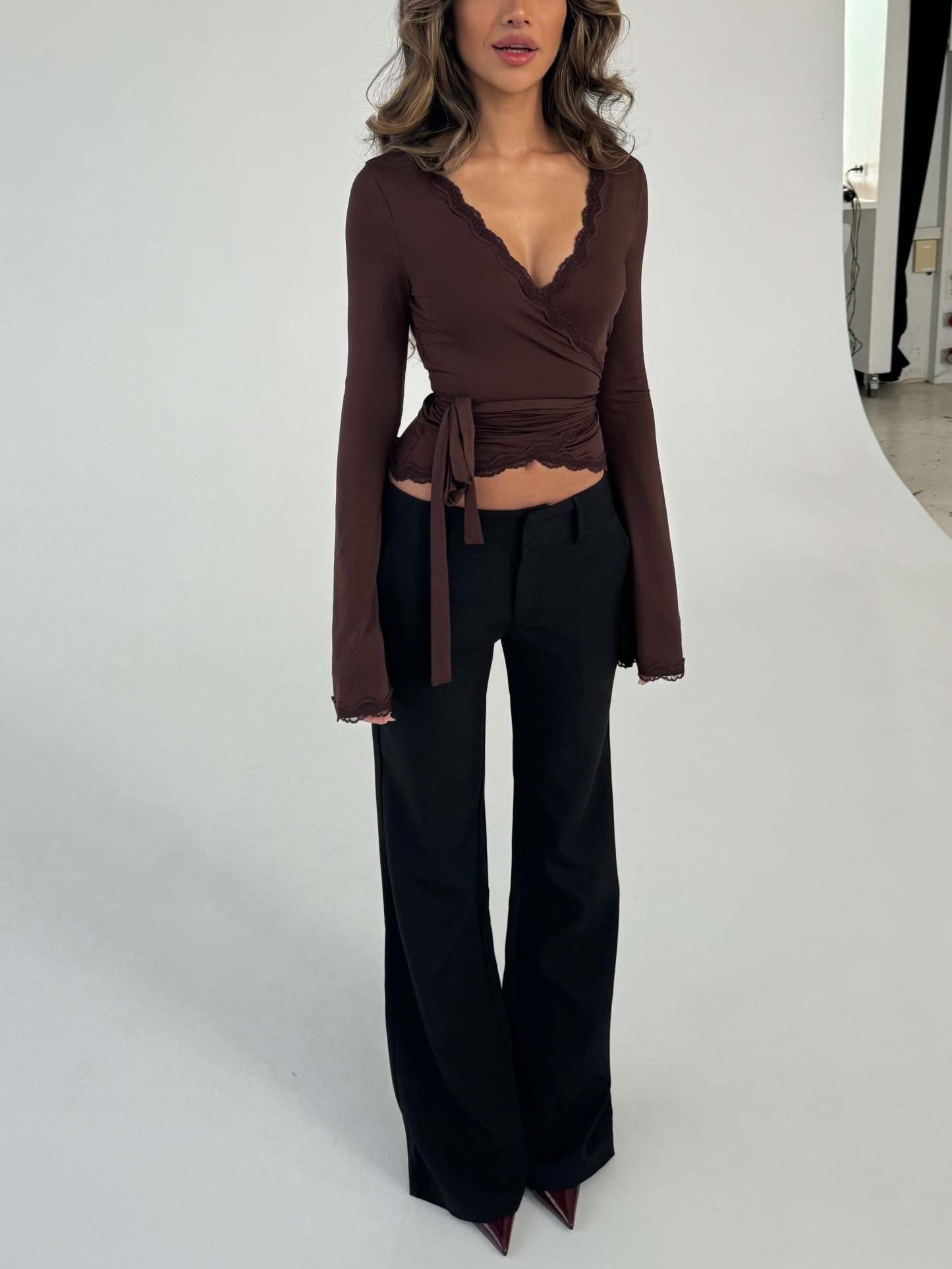 Livia low waist trousers (Buy 2 Free Shipping）