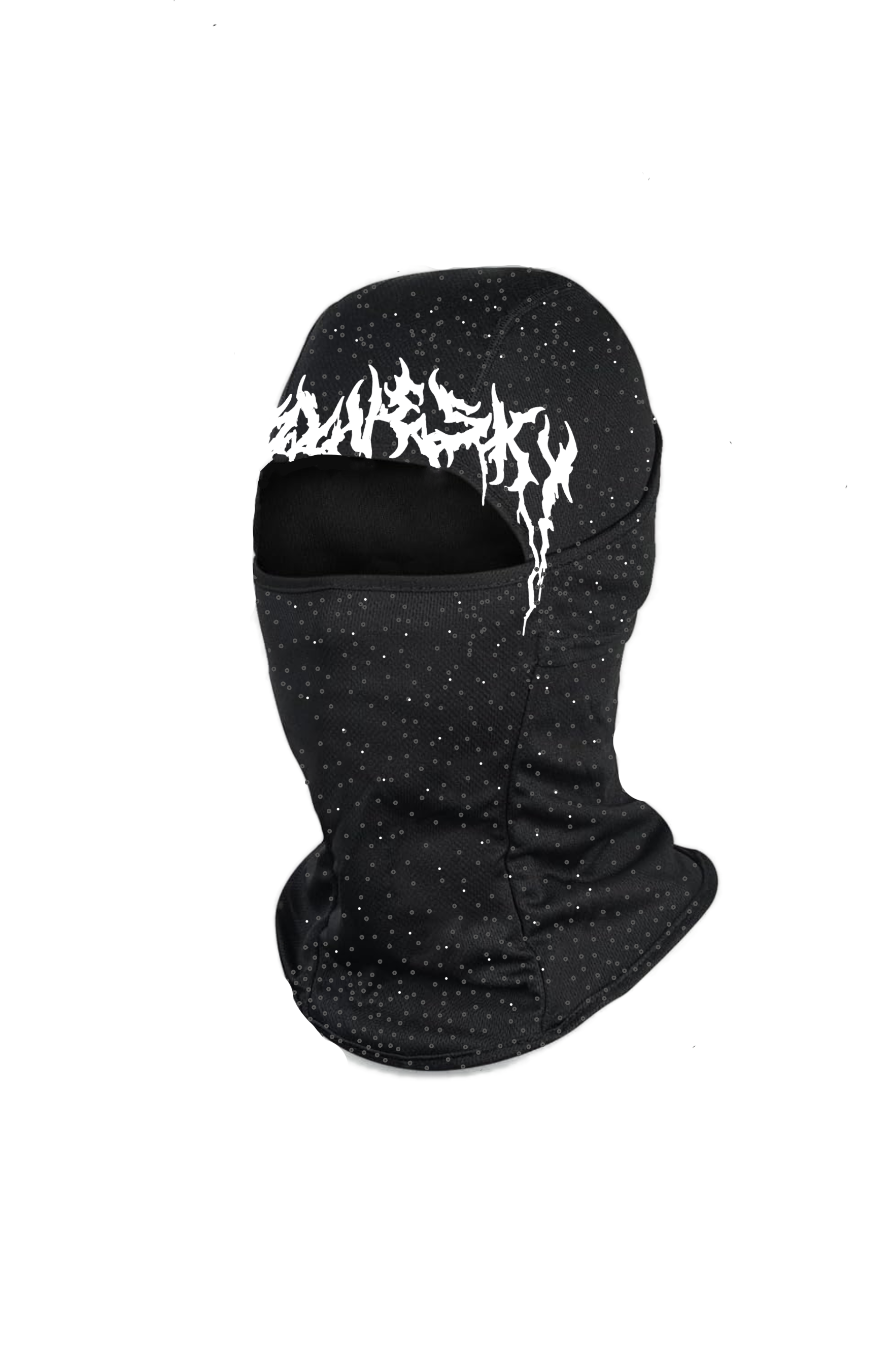 Ski mask with rhinestones