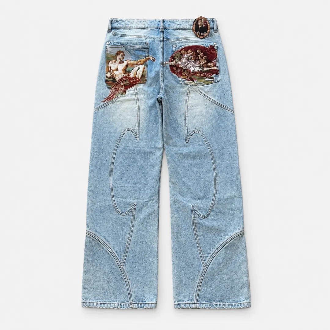 DENIM RENAISSANCE CURVED SEAM JEANS