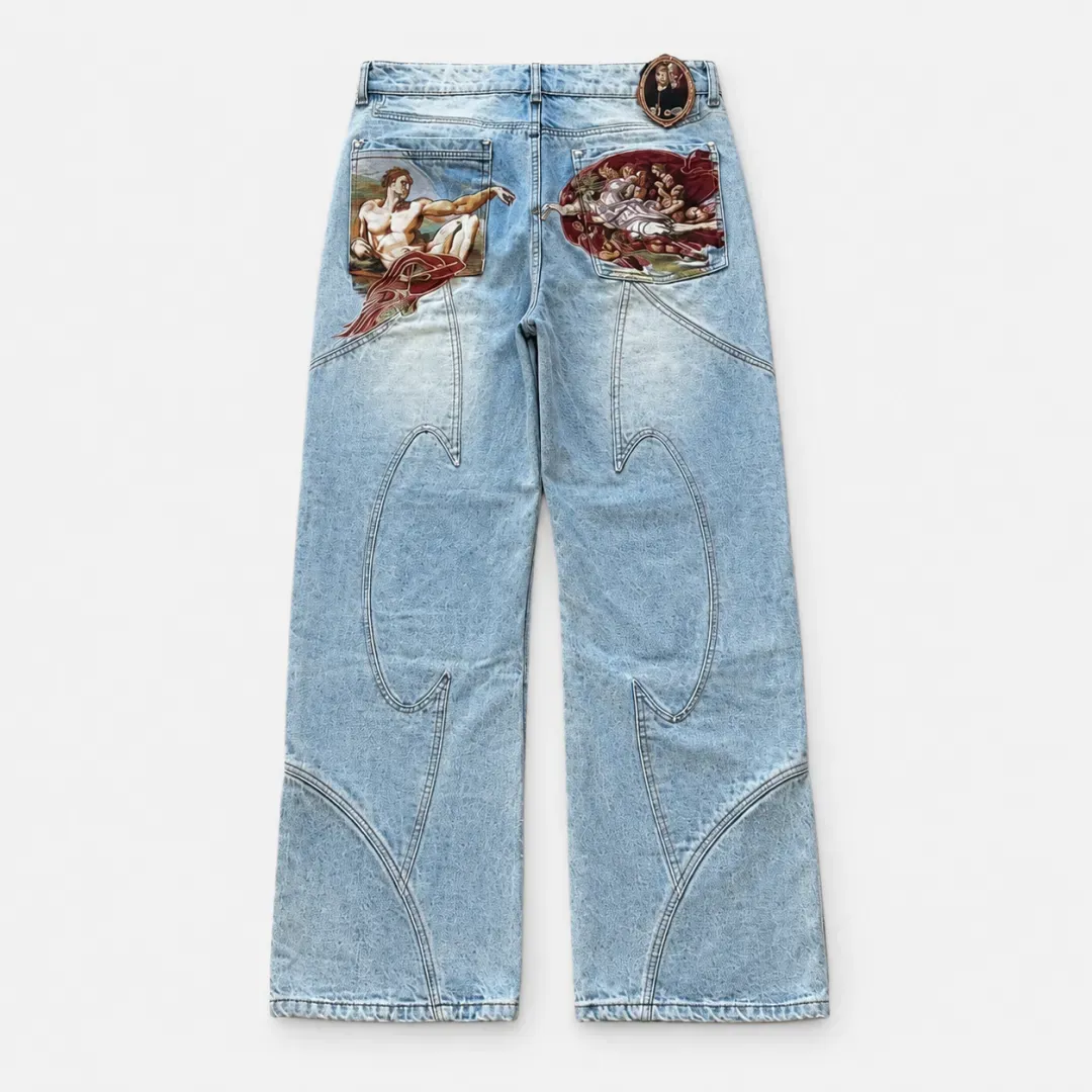 DENIM RENAISSANCE CURVED SEAM JEANS