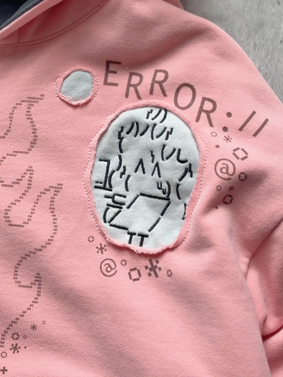 ''Error'' Pink Hoodie