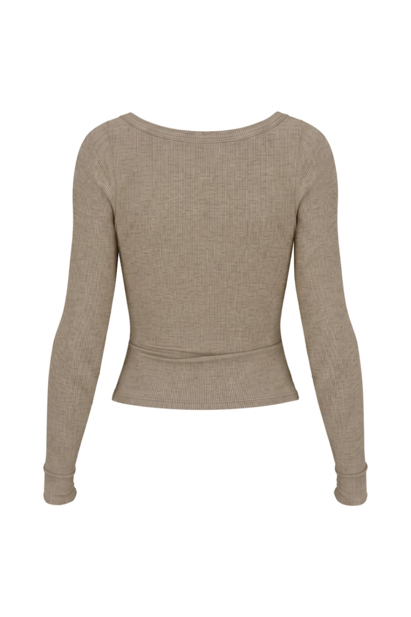 SnatchRib Crossover Longsleeve Top