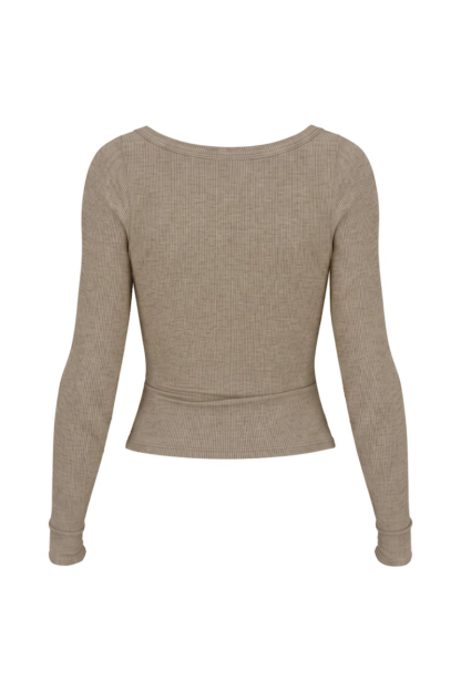 SnatchRib Crossover Longsleeve Top
