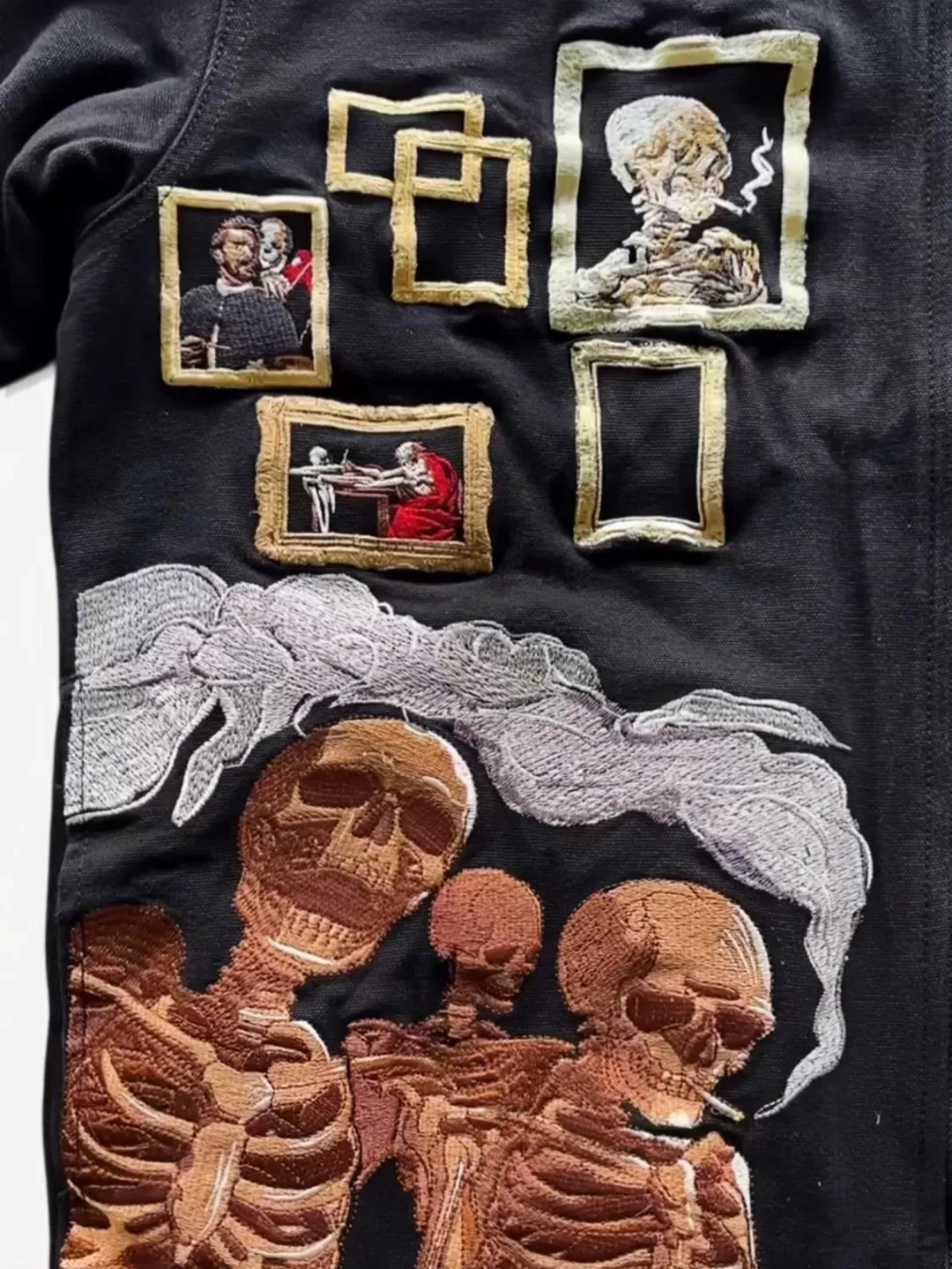 COTTON SKELETON WORK JACKET