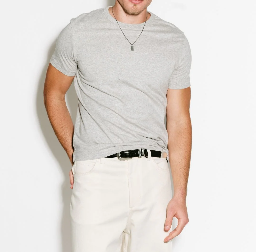 MUSCLE HALF CROP T-SHIRT