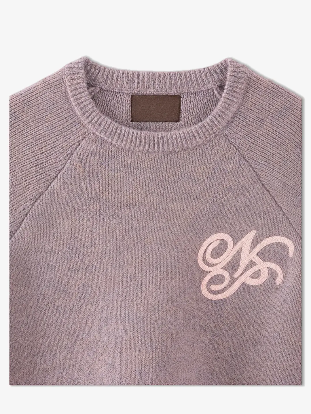 MELANGE BOXY KNIT SWEATER