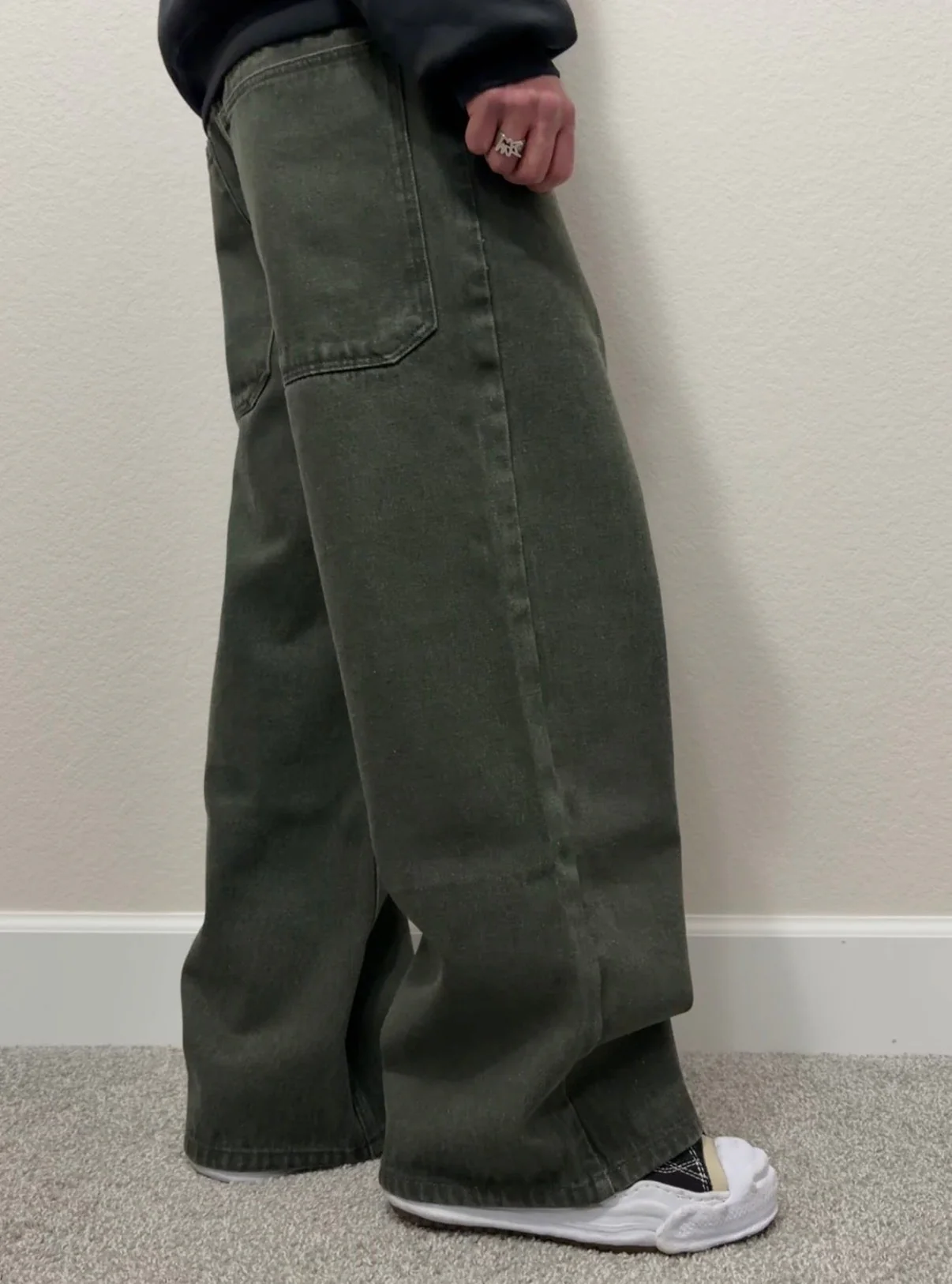 DEM BAGGY BLACK JEANS