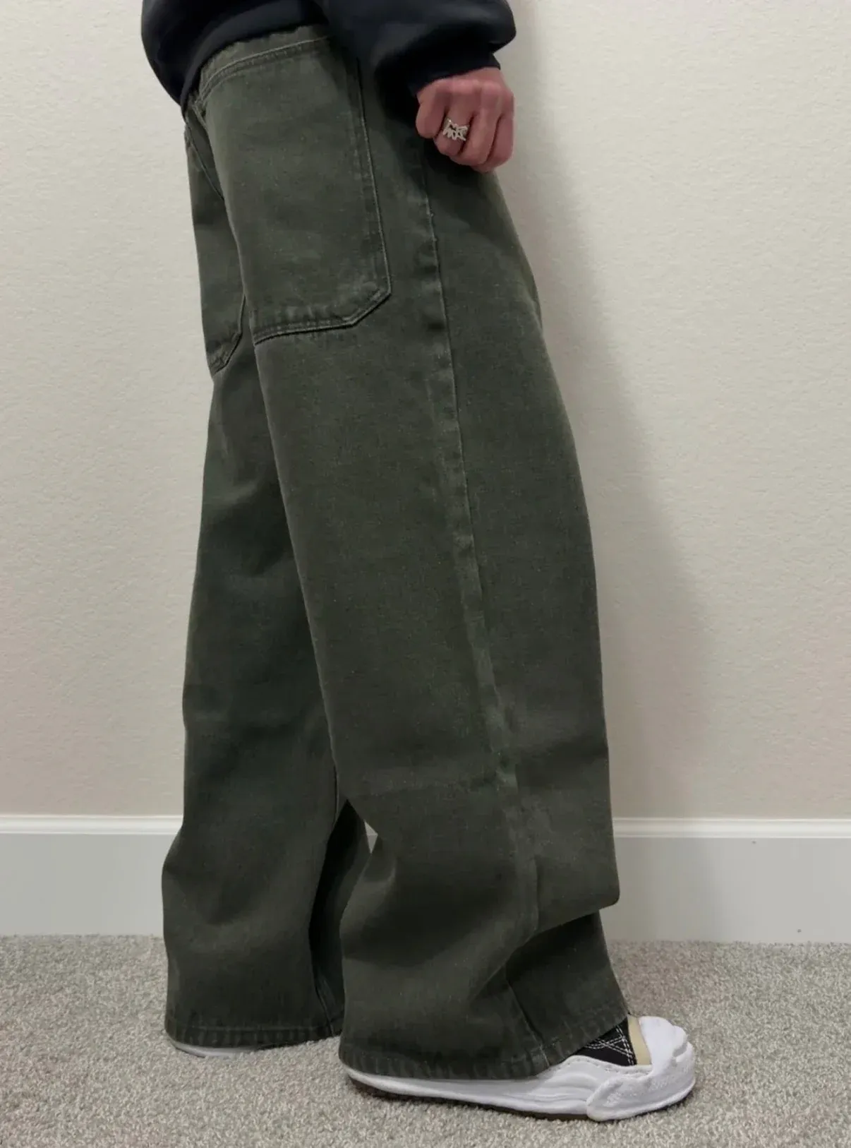 DEM BAGGY BLACK JEANS