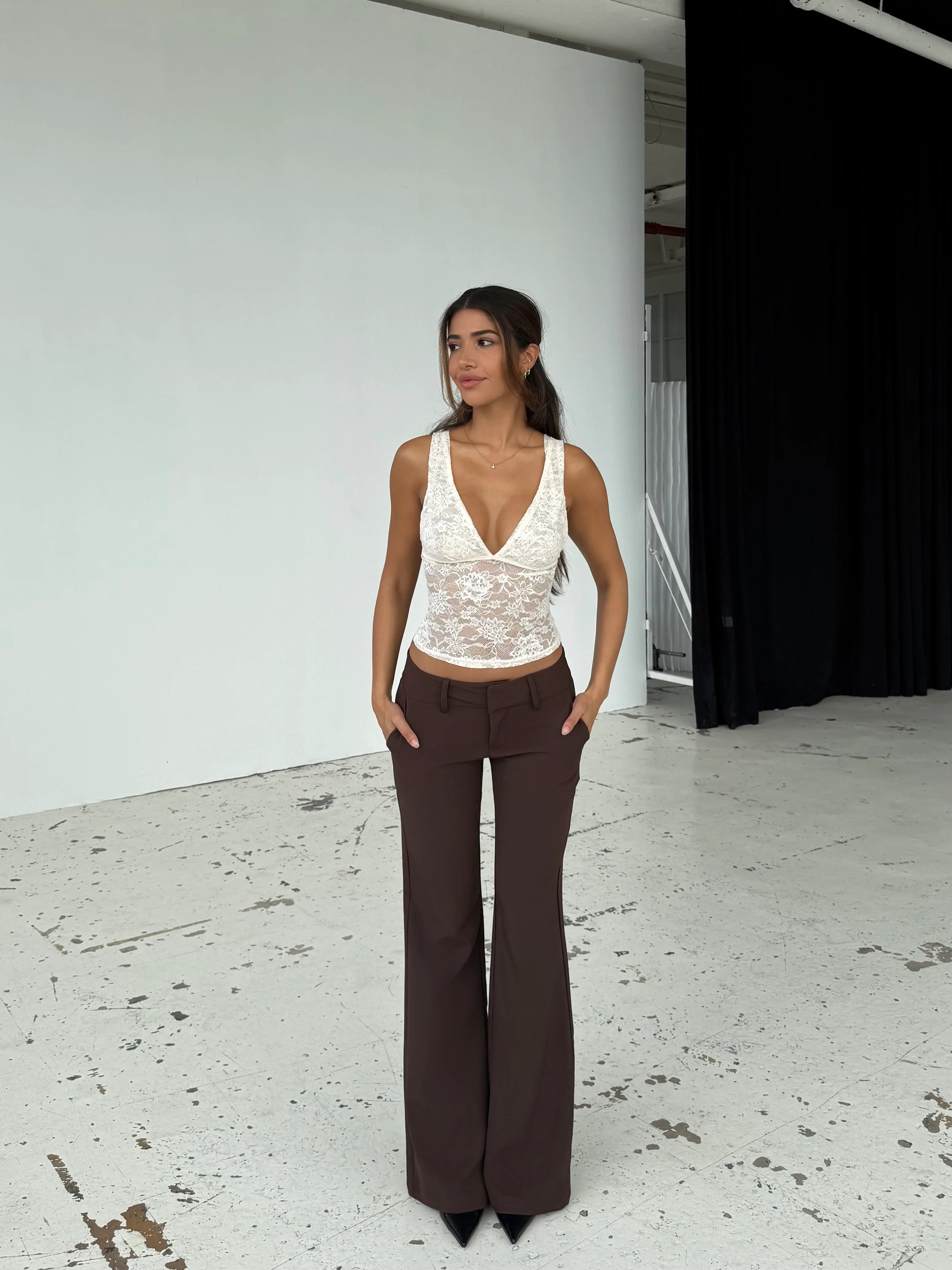 Livia low waist trousers (Buy 2 Free Shipping）