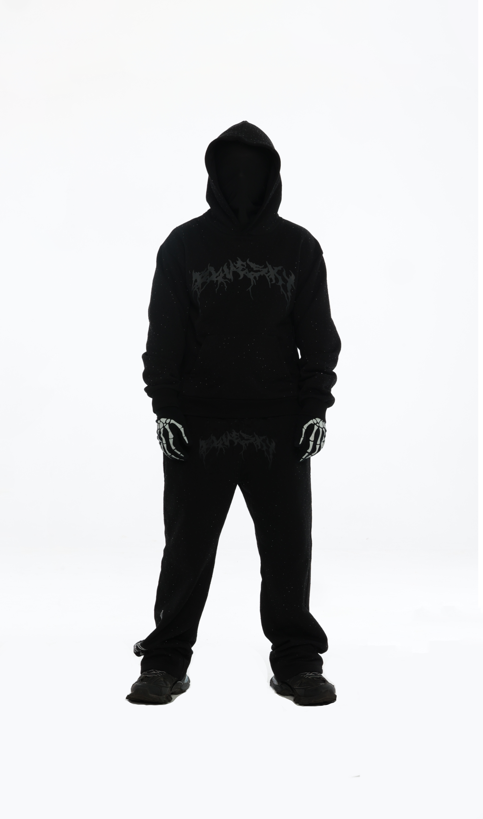 BLACK SPIDER HOODIE