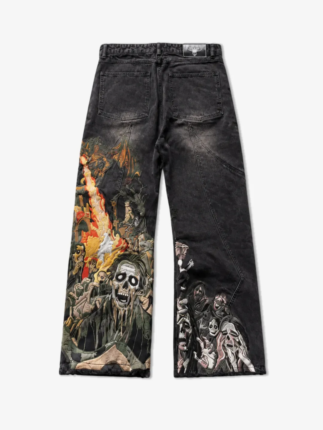 DENIM HORROR CURVED SEAM JEANS