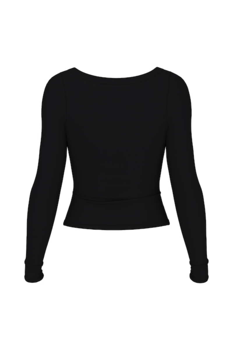 SnatchRib Crossover Longsleeve Top