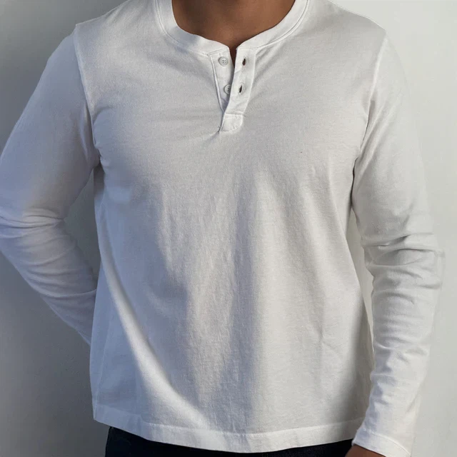 CROP MUSCLE TEE | HENLEY LONG SLEEVE