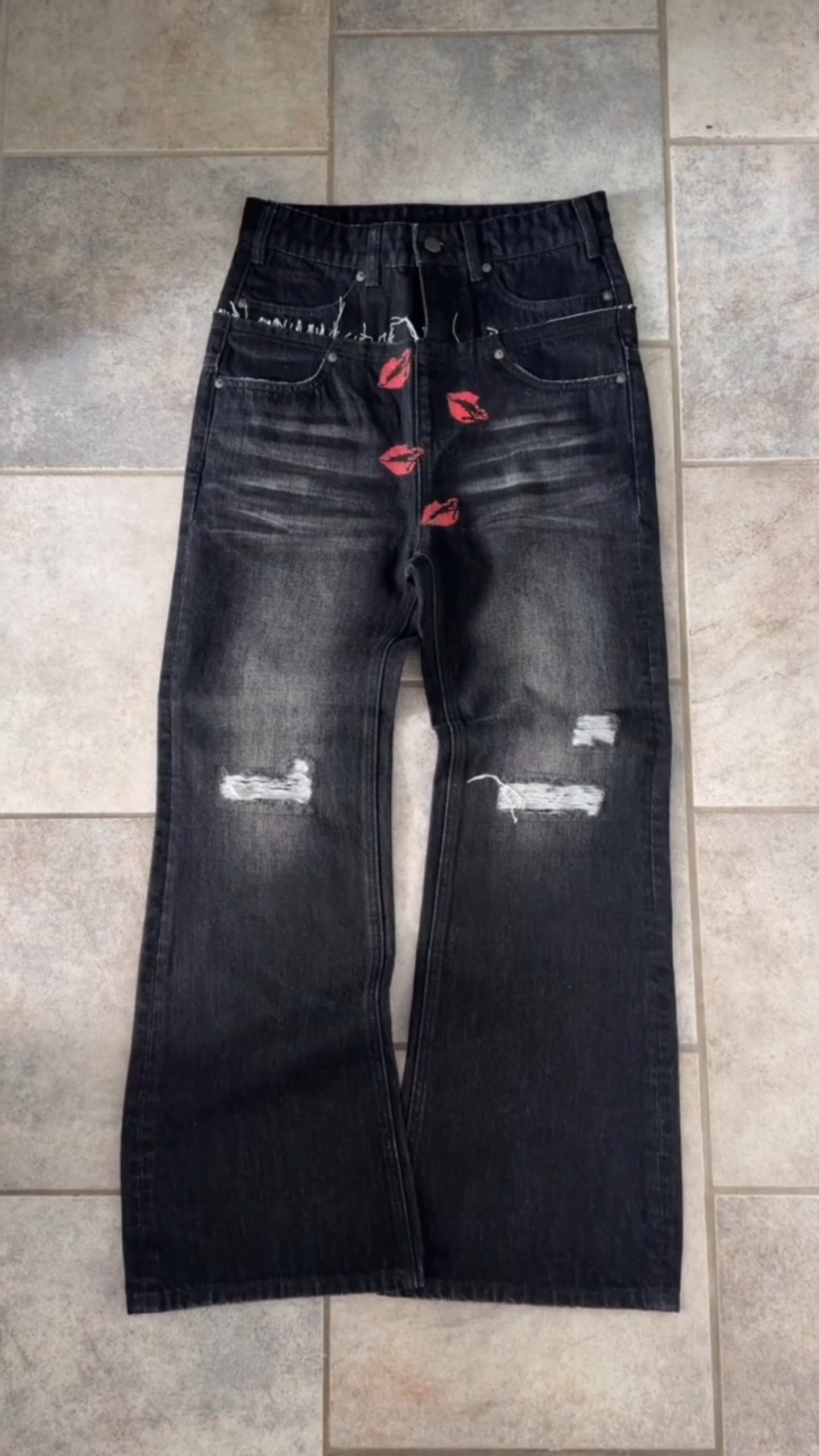 BLACK SAVAGE KISS DENIM
