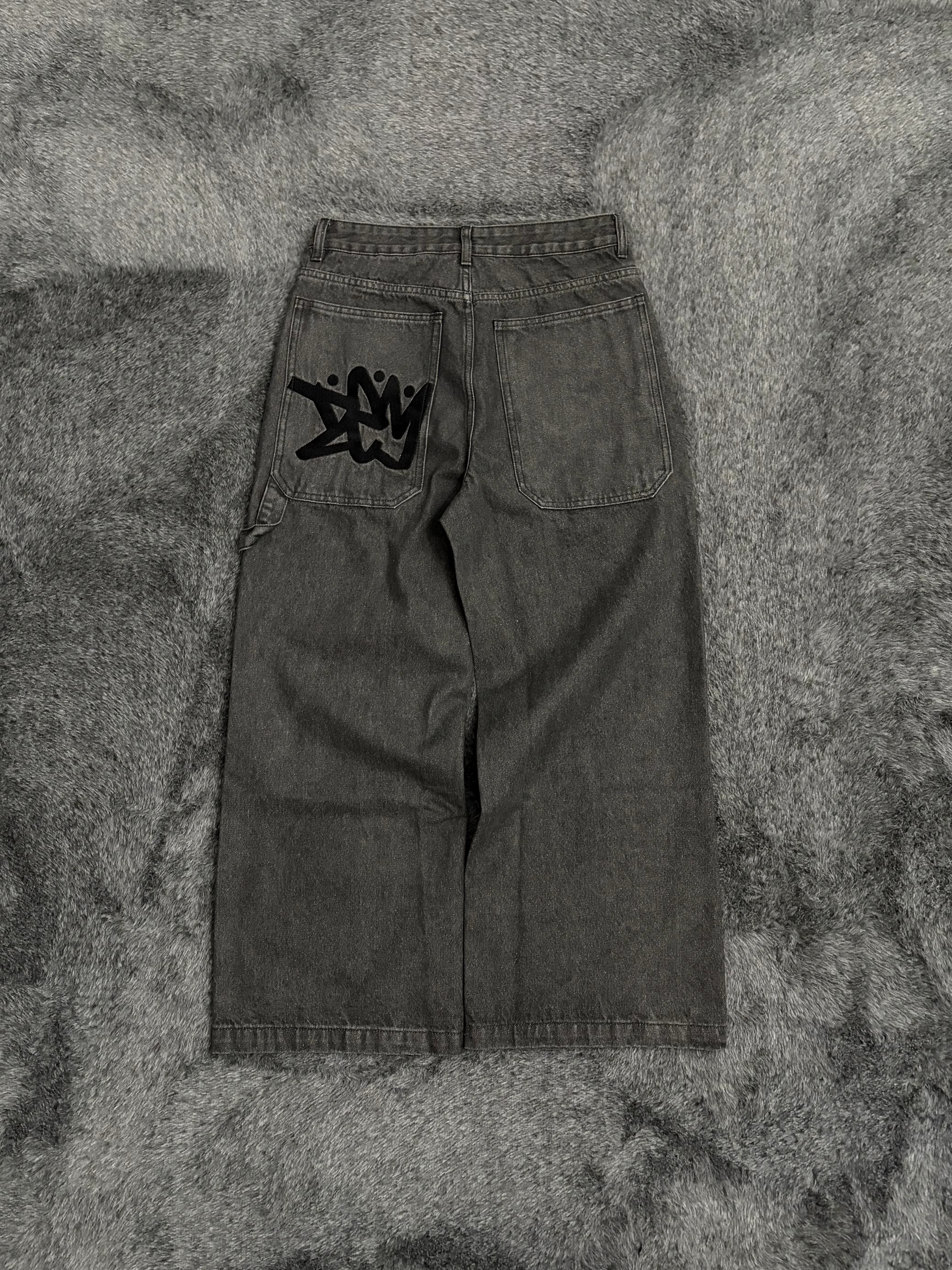 DEM BAGGY BLACK JEANS