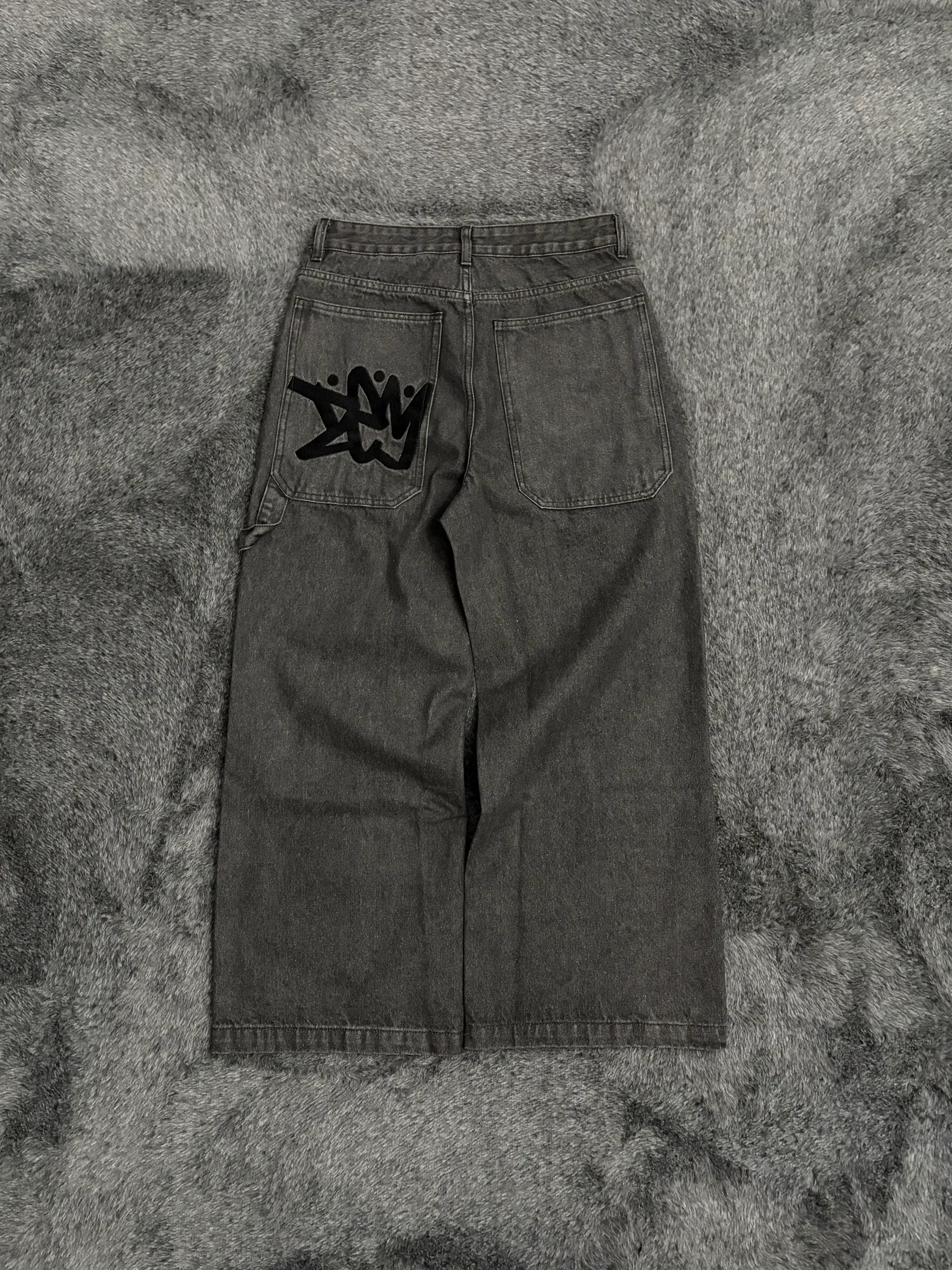 DEM BAGGY BLACK JEANS