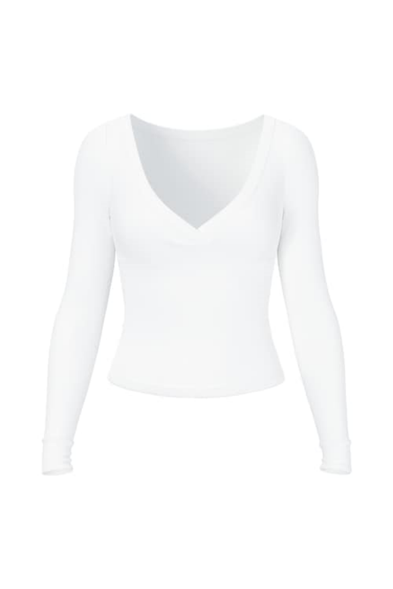 SnatchRib Crossover Longsleeve Top