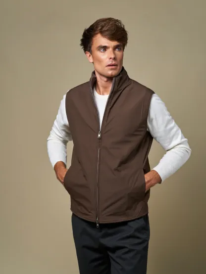 WOOL REVERSIBLE GILET