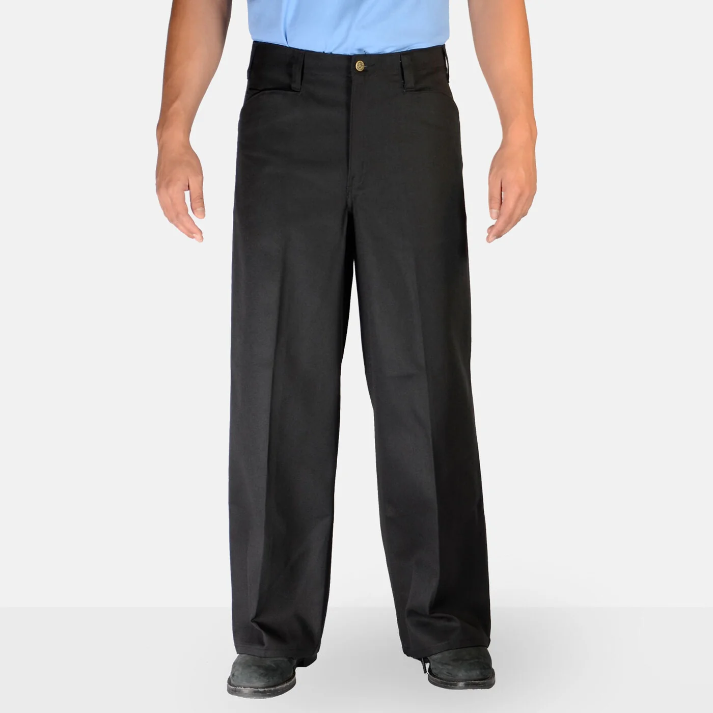 CLASSIC SINGLE PLEAT WIDE LEG PANTS
