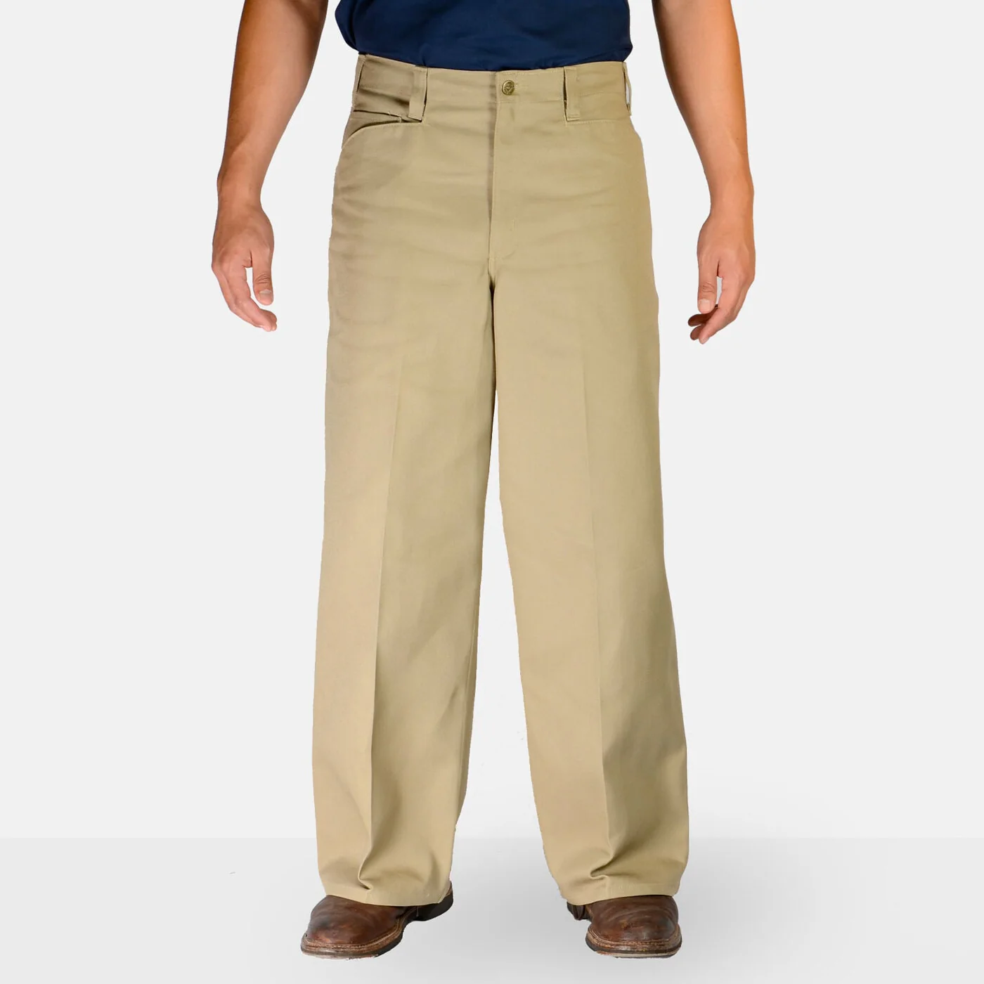 CLASSIC SINGLE PLEAT WIDE LEG PANTS