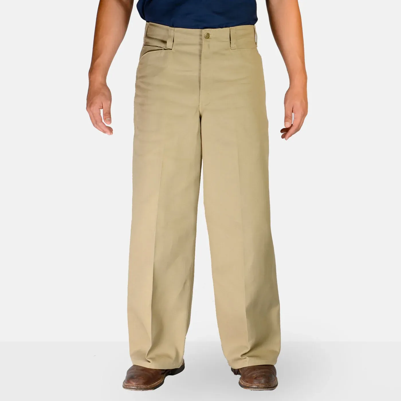 CLASSIC SINGLE PLEAT WIDE LEG PANTS