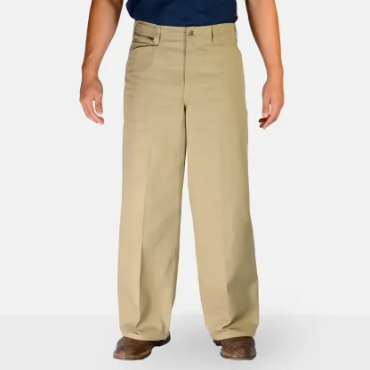 CLASSIC SINGLE PLEAT WIDE LEG PANTS