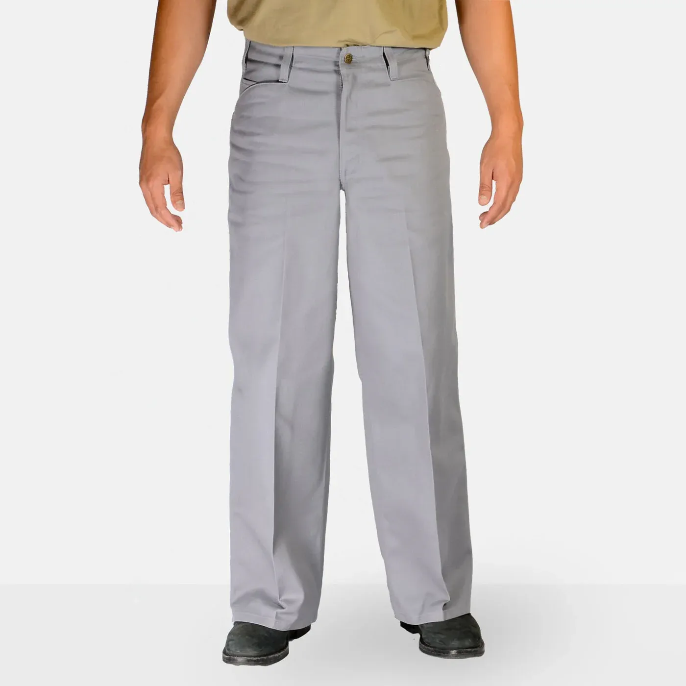 CLASSIC SINGLE PLEAT WIDE LEG PANTS