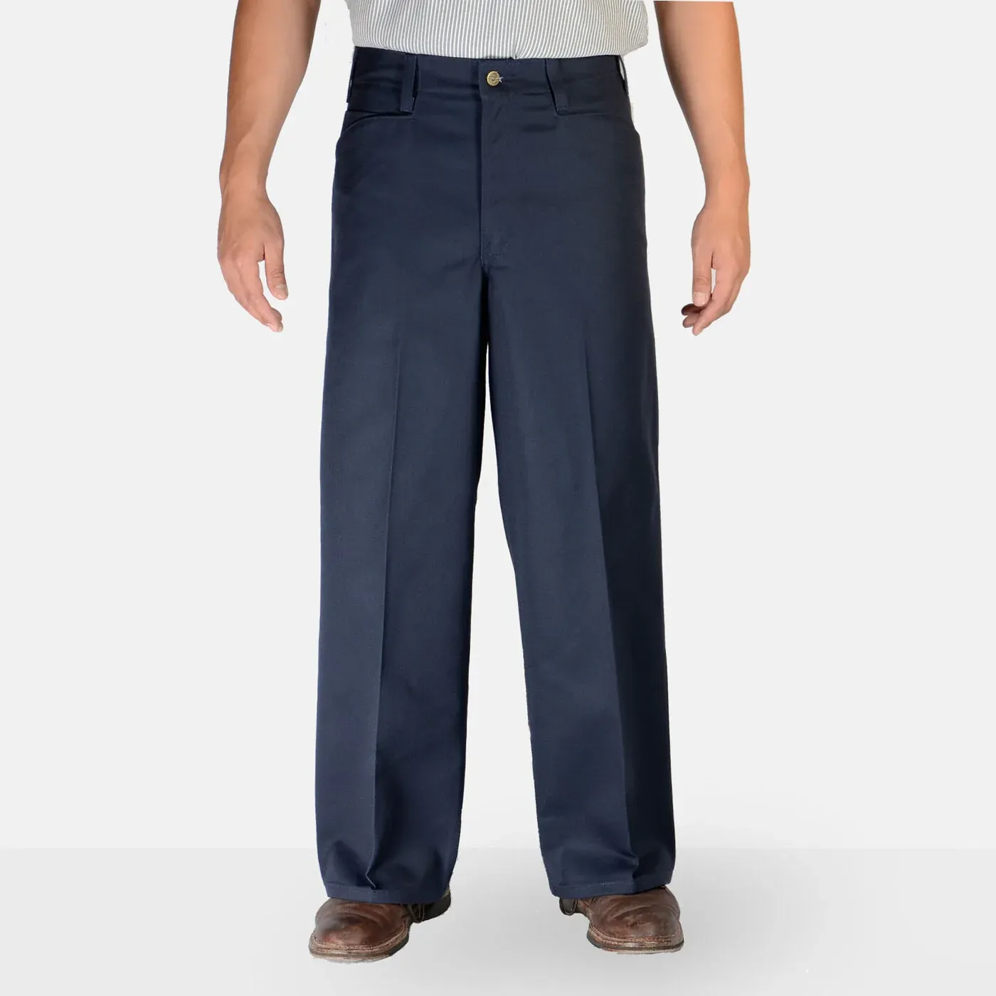 CLASSIC SINGLE PLEAT WIDE LEG PANTS