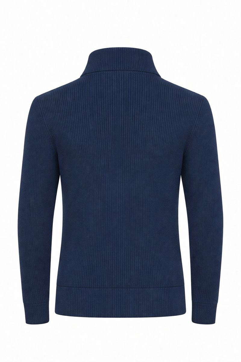 cashmere wool blend cardigan with adjustable fur