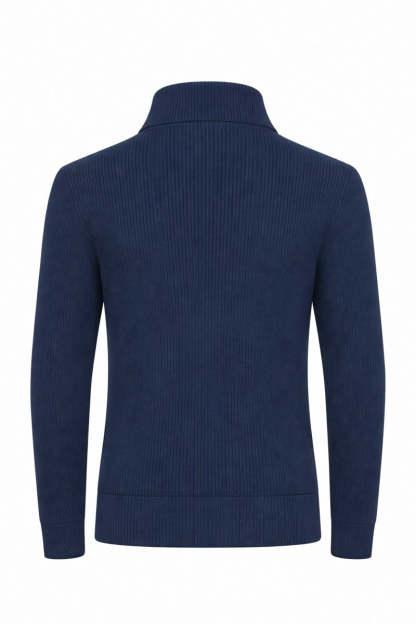 cashmere wool blend cardigan with adjustable fur