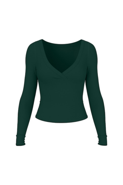 SnatchRib Crossover Longsleeve Top