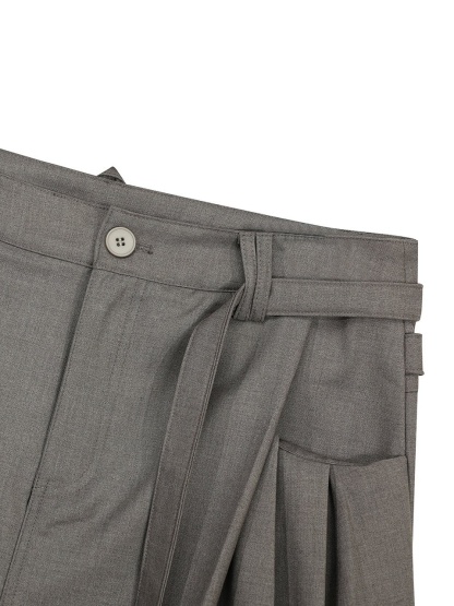 RETRO PLEATED TROUSERS