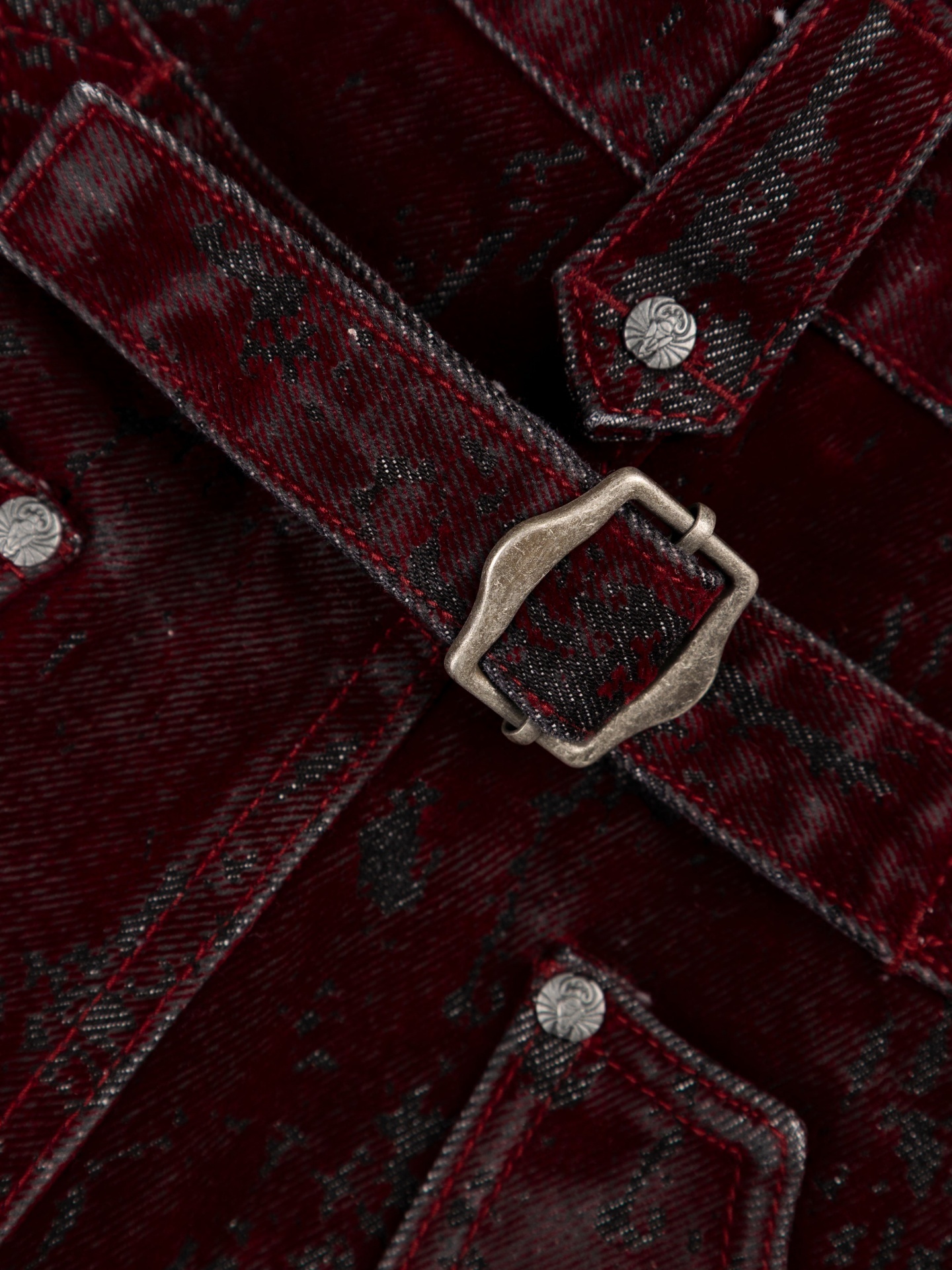 KNUCKLE BOOTCUT VELVET PANTS