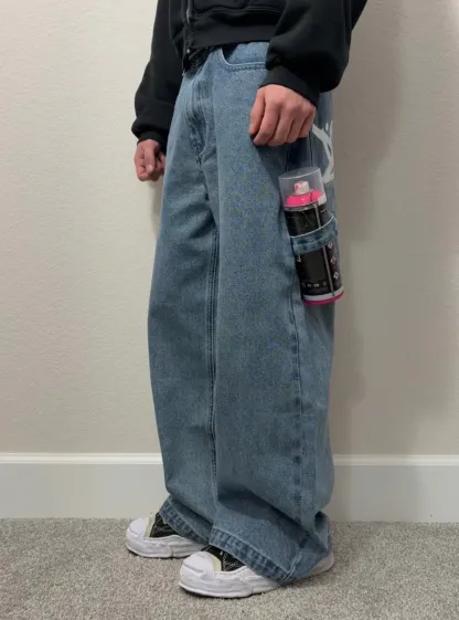 DEM BAGGY BLACK JEANS