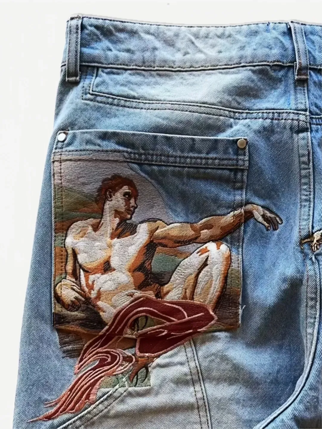 DENIM RENAISSANCE CURVED SEAM JEANS